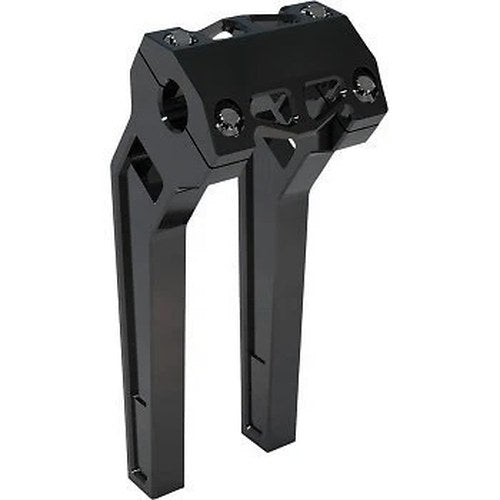 LA Choppers LA-7471-10B Black 10" Pullback Performance Risers for 1" Handlebars