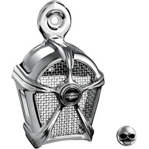 Kuryakyn 7295 Chrome Mach 2 Horn Cover for Harley
