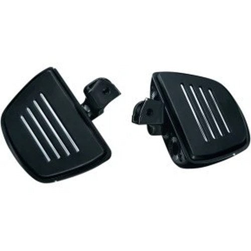Kuryakyn 7564 Black Premium Mini Driver Floorboards with Comfort Drop Mount
