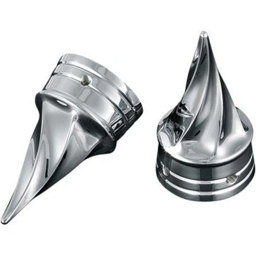 Kuryakyn 1219 Twisted Front Axle Cap 07-17 Softail 08-23 Sportster 08-23 Touring