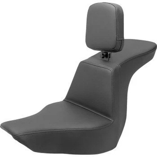 Saddlemen Tour Step-Up Seat Plain with Backrest for 18-23 FLSB/FXLR
