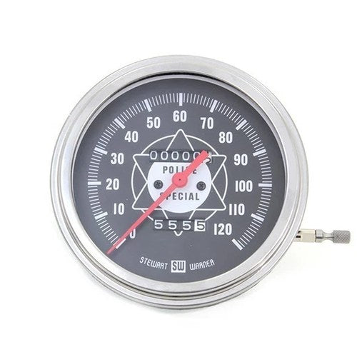 V-Twin 39-0072 Speedometer with 1:1 Ratio and Red Needle