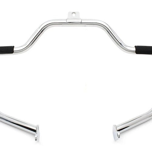 V-Twin 51-0990 Chrome Front Engine Bar with Footpeg Pads
