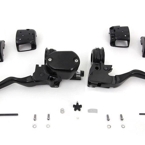 V-Twin 22-0836 Handlebar Control Kit Black