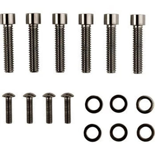 Drag Specialties 2401-1035 "Black Chrome" Handlebar Bolt Kit for 17-22 Touring