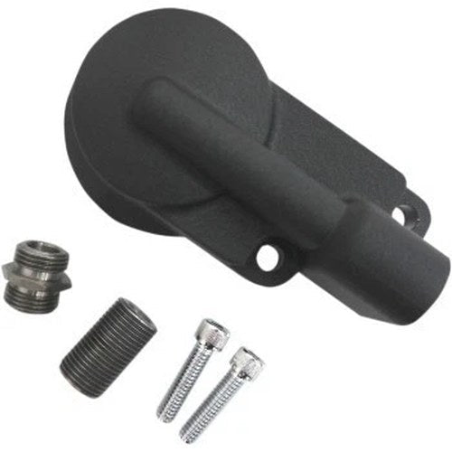 Drag Specialities 0712-0390 Black Oil Filter Mount for 92-99 Big Twin Evo