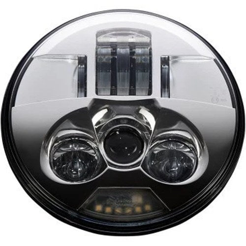 Custom Dynamics PB-7-C Chrome 7" ProBEAM LED Headlamp for Harley