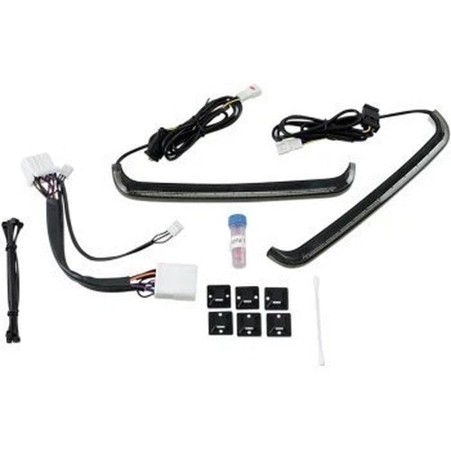 Custom Dynamics Smoke Non-Sequential Low-Profile Bagz LED Lights 97-13 FLHT/FLHR