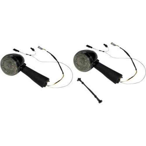 Custom Dynamics Rear LED Turn Signal Ringz Smoke / Black for Indian Scout 15-20