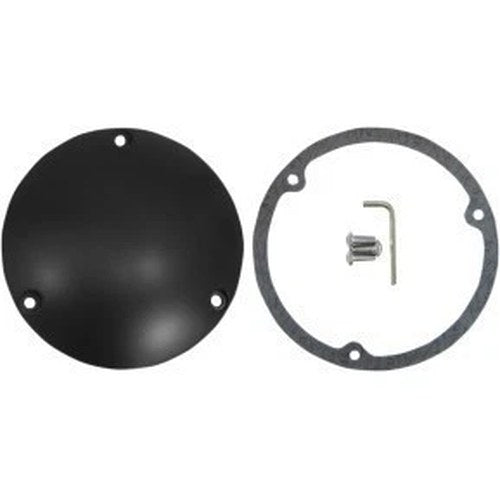 Drag Specialties 1107-0365 Derby Cover - Matte Black for 70-98 Big Twin
