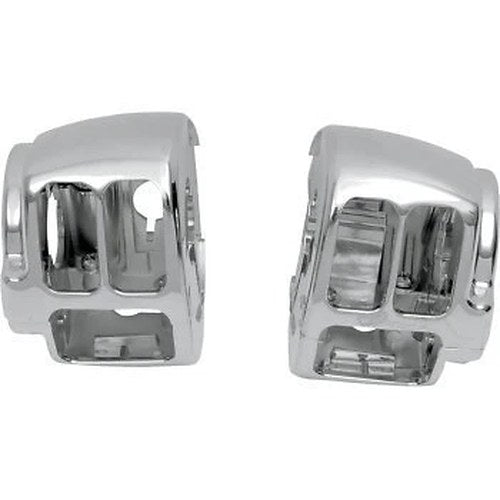 Drag Specialties 0616-0147 Chrome Switch Housing Kit