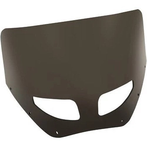 Memphis Shades MEP87410 Dark Black Smoke 11" Road Warrior Windshield