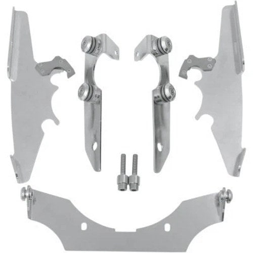 Memphis Shades Polished Fats/Slim Windshield Mount Kit for Honda (Read Descrip.)