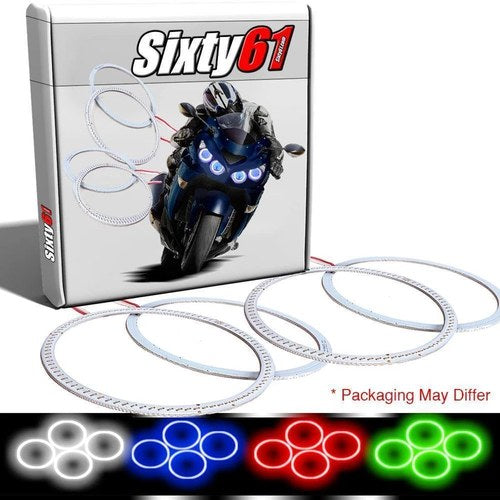 Yamaha R1 2004 2005 2006 Plasma Halo Quad Angel Eye Blue White Red or Green
