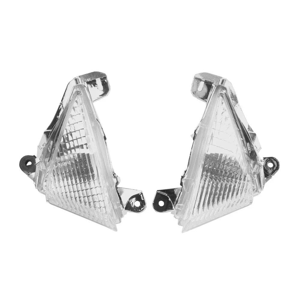 Front Turn Signals Clear Lens Fit For Kawasaki Ninja ZX6R 2007-2012 Z1000 07-13