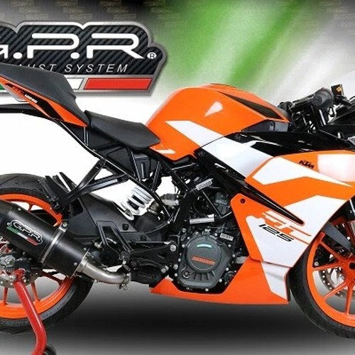 Gpr Exhaust KTM RC 125 2017-2020 Homolog Slip-On Furore Evo4 Nero