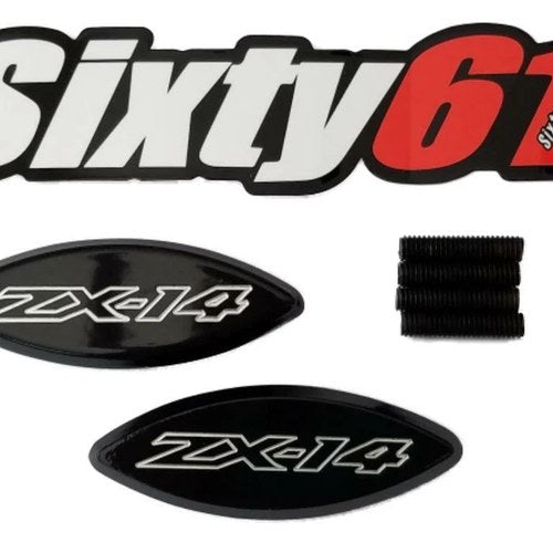 ZX14R ZX14 Mirror Block Off Plates 2006-2022 2023 2024 2025 2026 Black Kawasaki