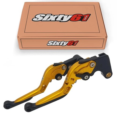 Hayabusa Gold Levers 2008-2020 Suzuki Sliding Folding Brake Clutch Set Aluminum