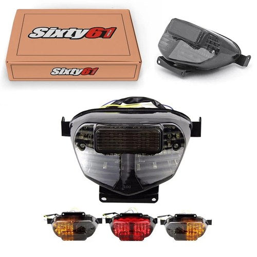 Suzuki Gsxr 750 Tail Light LED 2000-2002 2003 Integrated Turn Signal Brake Smoke