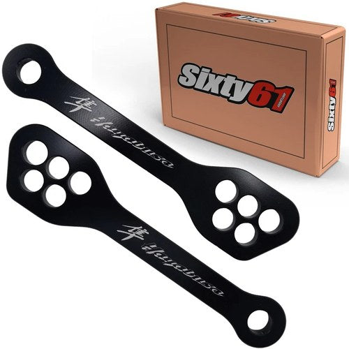 Hayabusa Lowering Links 1999-2020 2022 2023 2024 2025 2026 Black Billet Aluminum