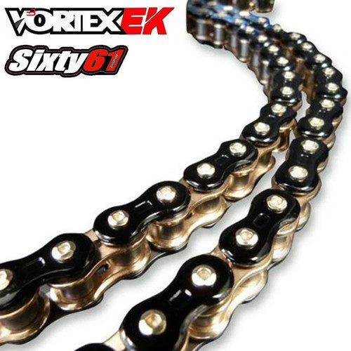 Black Gold EK Motorcycle Chain 525 Z3D-150KG 150 Link Tensile Strength 10000 lbs