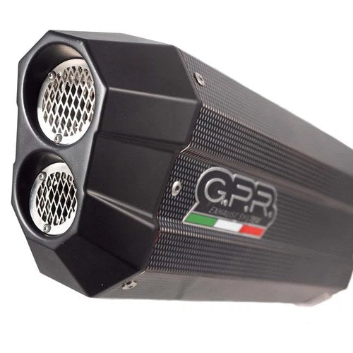 Bmw R1200GS Adventure 2017-2018 Exhaust Gpr Slip-on Sonic Poppy