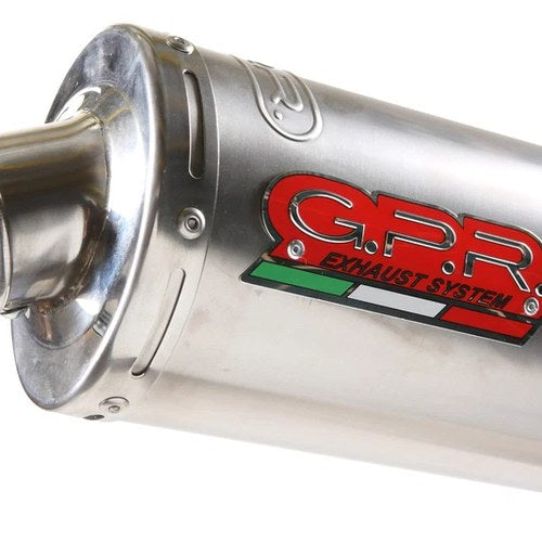 Kawasaki ZX7R ZX750F 2001-2002 Exhaust Gpr Bolt-on Inox Tondo