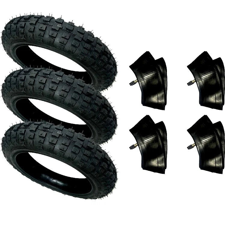 HD 3) Tires And 4) Tubes Straight Stem Size 2.50-10 2.50X10 For Honda XR50 10"
