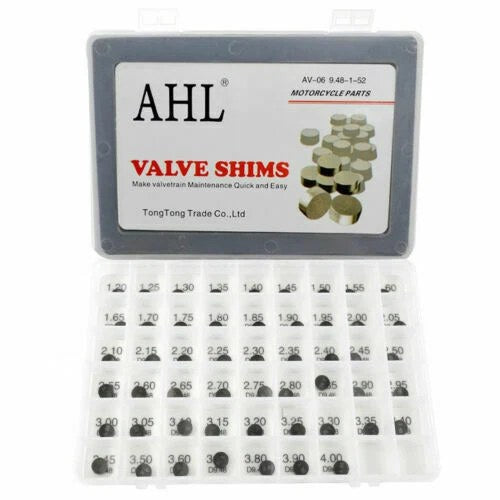 52pcs Valve Shim Kit 9.48mm for Motorcycle Dirt Bike UTV ATV Yamaha Honda Suzuki