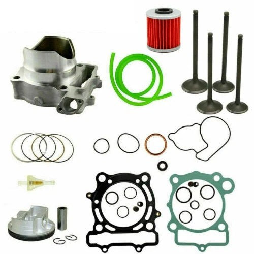 Engine Rebuild Kit for Kawasaki KX250F KXF250 2004-2008 Cylinder Piston Valves