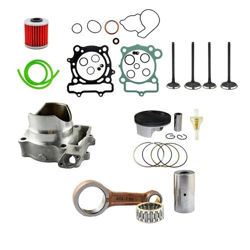 77mm Cylinder Piston Gasket Connecting Rod Valve Kit for Kawasaki KX250F 04-08