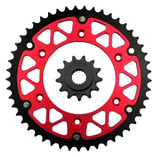 For Honda CRF450R CRF450X 02-24 CR250R 92-17 Front Rear Sprocket 13/49 Tooth 520