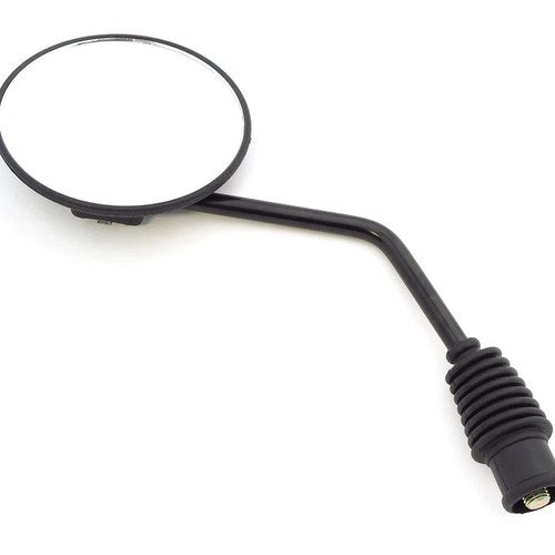 Universal Enduro Black Round Mirror 10mm Left Right Honda Kawasaki Suzuki Yamaha