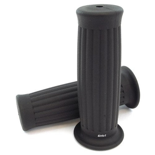 Freestyle Grips - Black 7/8" Bars - Retro Cafe Racer Bobber Tracker Chopper