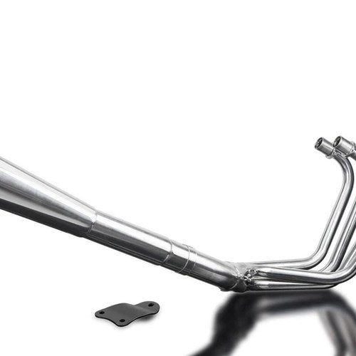 Delkevic Complete 4-1 Stainless Exhaust - Kawasaki Z1R KZ1000D 1977-1980 Muffler