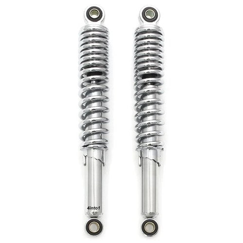 Chrome Rear Shocks 335mm 13 1/8" - Honda CL70 CT70 XL75 CT90 Trail 90 S90 CT110