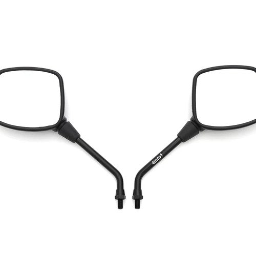 Universal Black Motorcycle Mirror Set / Pair - 10MM x 1.25 Honda Kawasaki Suzuki