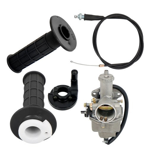 Carburetor&Handlebar Hand Grip Throttle Cable For Honda XR100 XR100R CRF100F