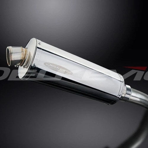 Delkevic 14" Stainless Steel Oval Muffler - Suzuki GSX-R600 - 2011-2021 Exhaust