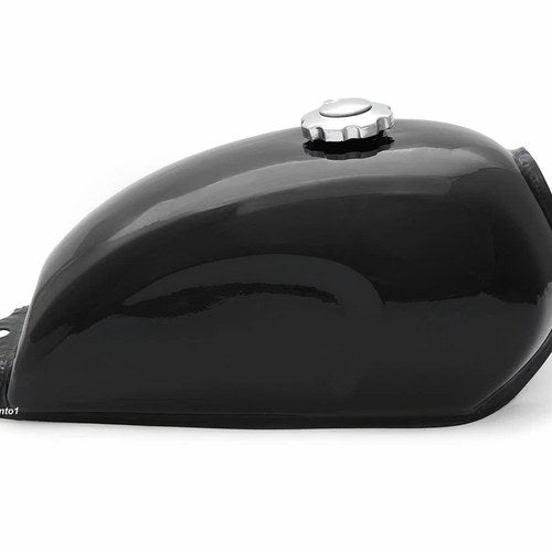 The Skyline Cafe Racer Gas Tank - Black Motorcycle Fuel Retro Classic Scrambler
