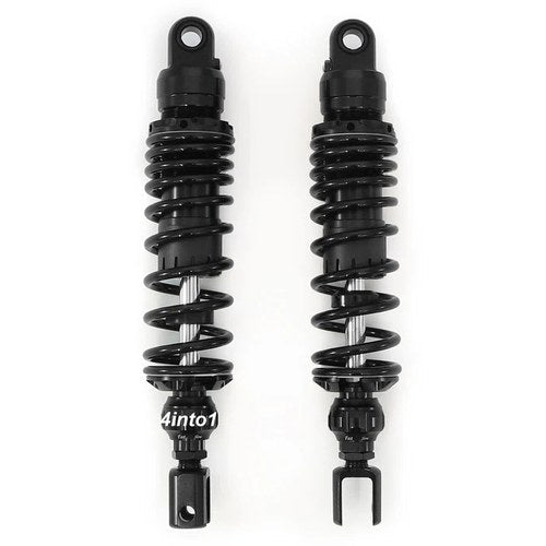Adjustable Black CNC Shocks - Eye / Clevis 320-330mm Suzuki GS750 GS1000 GS1100