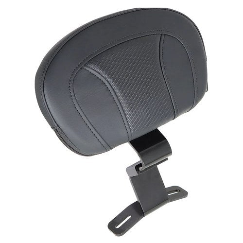 PU Leather Front Driver Rider Backrest For Touring Cvo Electra Road Street Glide