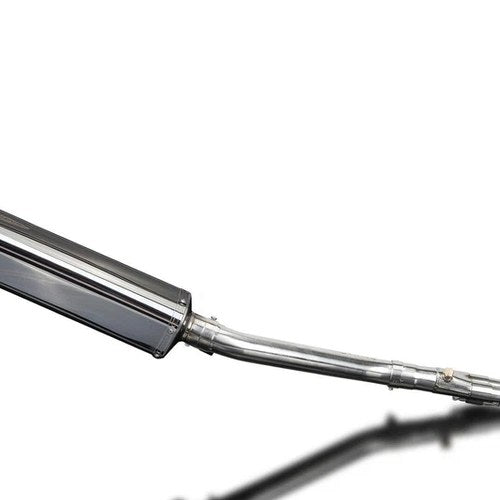 Delkevic Full 2-1 Exhaust 17" Steel Tri-Oval Muffler - Yamaha Tracer 700 - 16-17