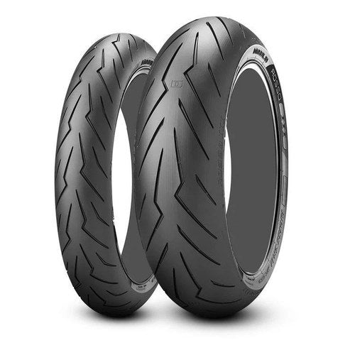 Pirelli Rosso Iii Tire Set - Honda VFR800FI Interceptor - 1998-2001