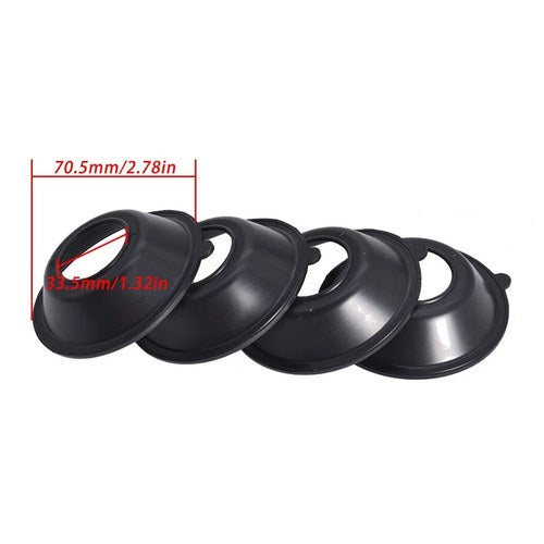 Fit For Honda Shadow VT750 2000-2007 Carb 2Pcs Carburettor Slide Diaphragms
