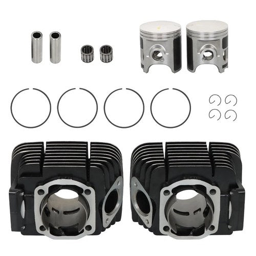 For Yamaha RD350 1973-1975 Pistons Rings Wrist Pins Cylinder Replacement Kit