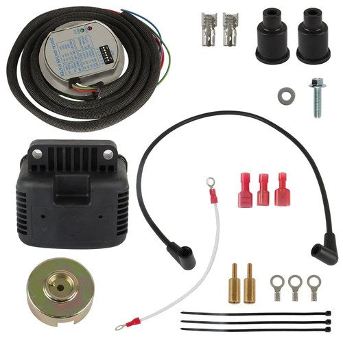 For Evo Big Twin XL Sportster Single Fire Programmable Ignition Coil Kit 53-660