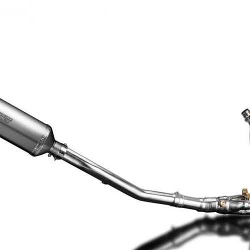 Delkevic Full System 10" Titanium X-Oval Pipe Kawasaki Concours 14 GTR1400 08-21