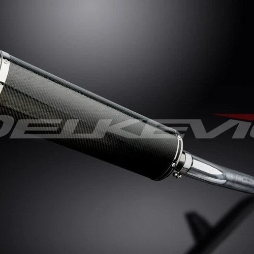 Delkevic 18" Carbon Muffler - Kawasaki Concours 14 GTR1400 2008-2021 Exhaust
