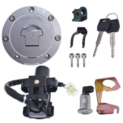 Ignition Switch Gas Cap Seat Lock Key For Honda CBR600F4/F4i CBR900RR CBR600RR